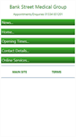 Mobile Screenshot of bankstreetmedical.co.uk